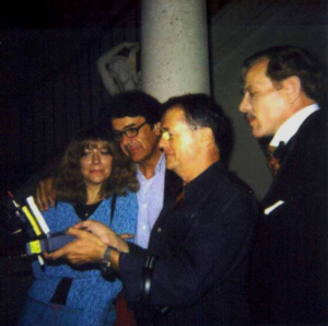 con Patrice Chéreau alle riprese del film Gabrielle, 2005